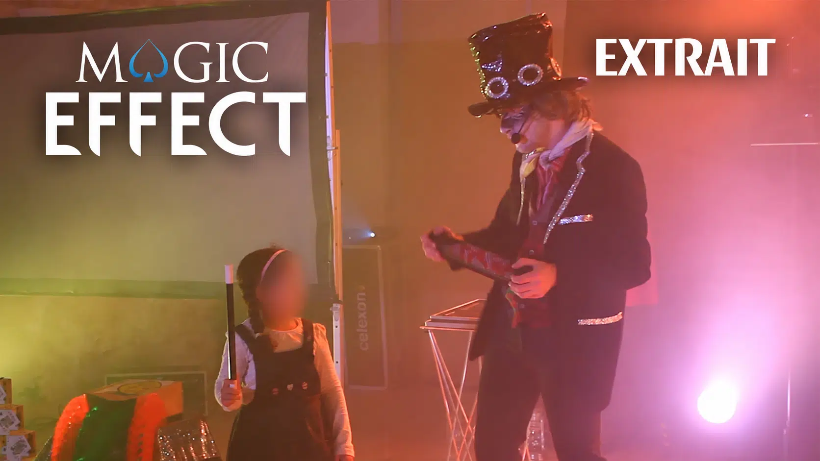 Extrait vidéo d’un numéro visuel de Magic-Effect